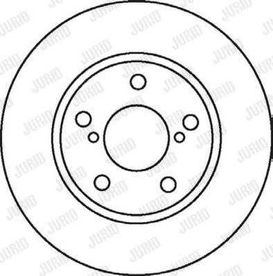 Jurid 562077J - Спирачен диск vvparts.bg