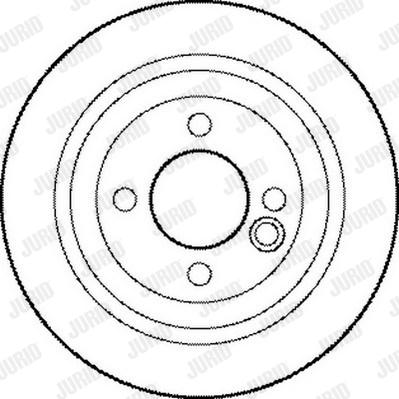 Jurid 562194J - Спирачен диск vvparts.bg