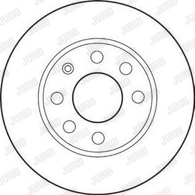 Jurid 562195J - Спирачен диск vvparts.bg