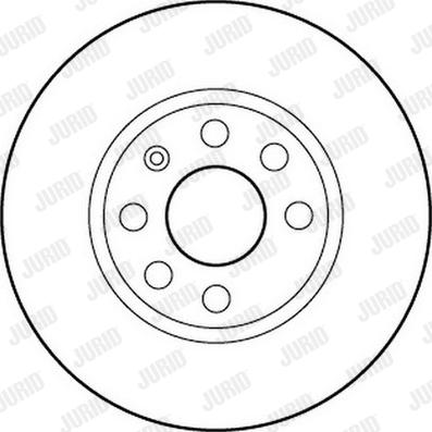 Jurid 562196J - Спирачен диск vvparts.bg