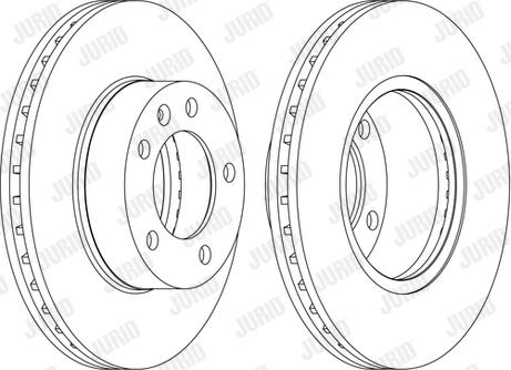 Jurid 562190J - Спирачен диск vvparts.bg