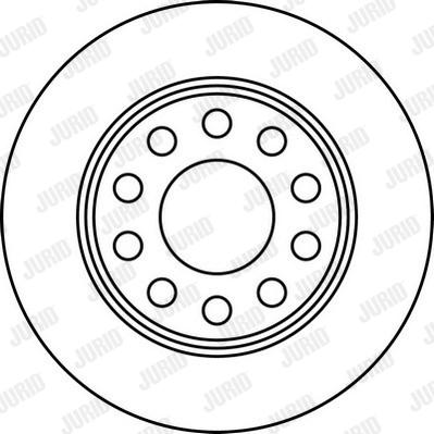 Jurid 562191JC - Спирачен диск vvparts.bg