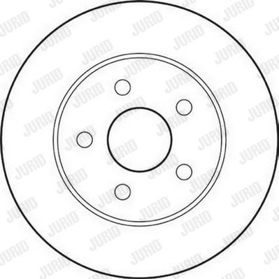 Jurid 562193JC - Спирачен диск vvparts.bg