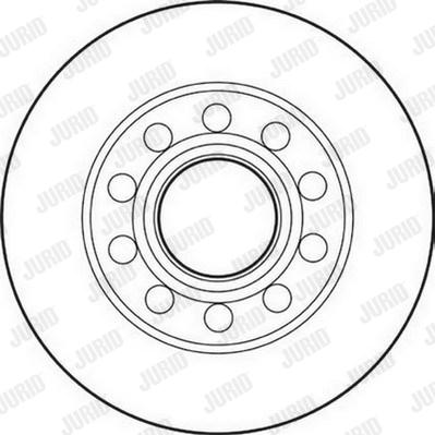 Jurid 562192J - Спирачен диск vvparts.bg