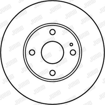 Jurid 562197J - Спирачен диск vvparts.bg