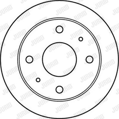 Jurid 562144J-1 - Спирачен диск vvparts.bg