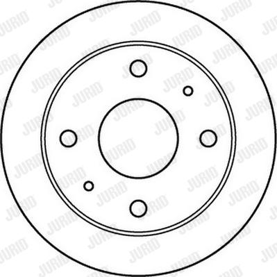 Jurid 562144J - Спирачен диск vvparts.bg