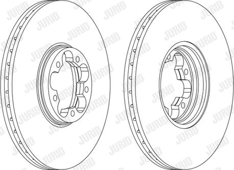 Jurid 562140J - Спирачен диск vvparts.bg