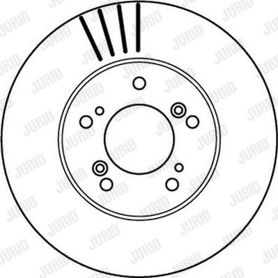 Jurid 562143JC-1 - Спирачен диск vvparts.bg