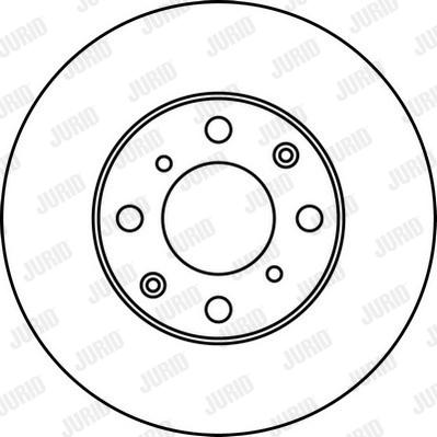 Jurid 562142J - Спирачен диск vvparts.bg