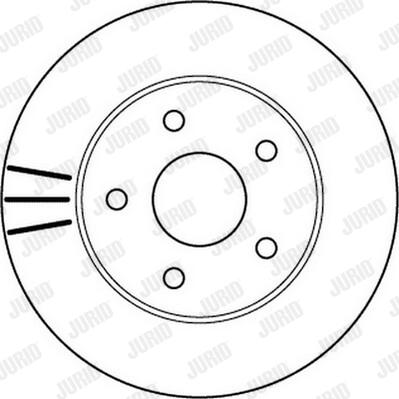 Jurid 562147J-1 - Спирачен диск vvparts.bg