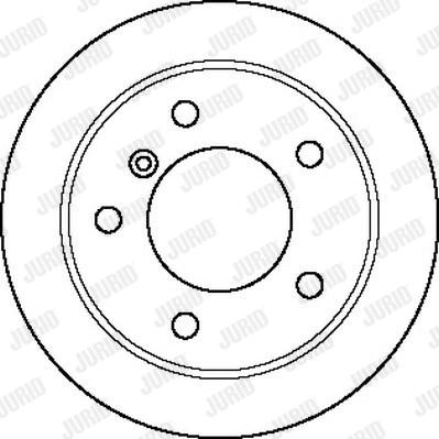 Jurid 562156J - Спирачен диск vvparts.bg