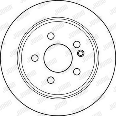 Jurid 562100J - Спирачен диск vvparts.bg