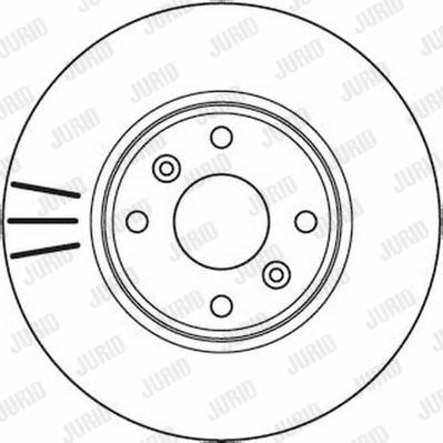 Jurid 562103JC - Спирачен диск vvparts.bg