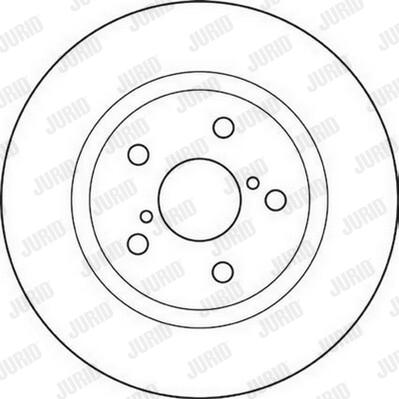 Jurid 562119J-1 - Спирачен диск vvparts.bg