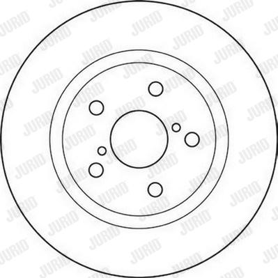 Jurid 562119J - Спирачен диск vvparts.bg