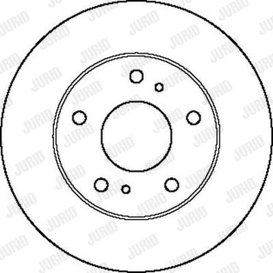 Jurid 562115J-1 - Спирачен диск vvparts.bg