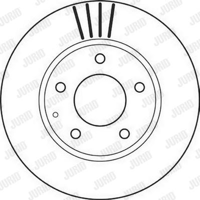 Jurid 562112J - Спирачен диск vvparts.bg