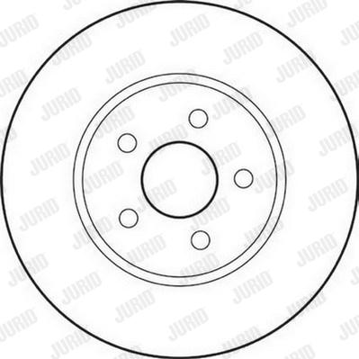 Jurid 562180J - Спирачен диск vvparts.bg