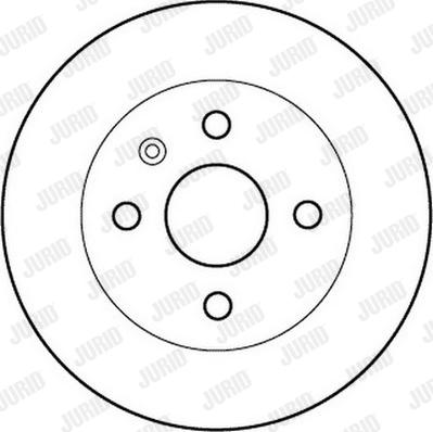 Jurid 562181J - Спирачен диск vvparts.bg