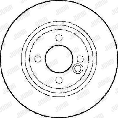 Jurid 562139J - Спирачен диск vvparts.bg