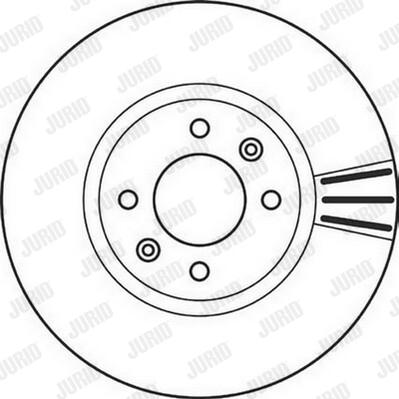 Jurid 562131J-1 - Спирачен диск vvparts.bg