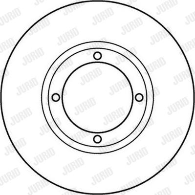 Jurid 562138J - Спирачен диск vvparts.bg