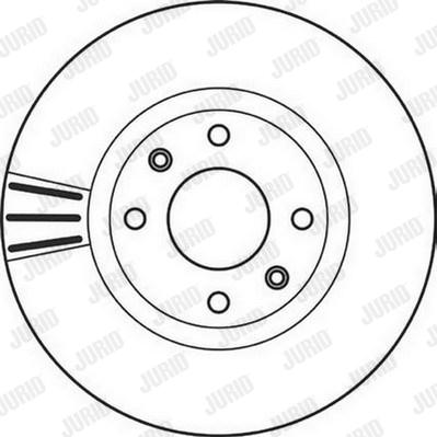 Jurid 562129J - Спирачен диск vvparts.bg