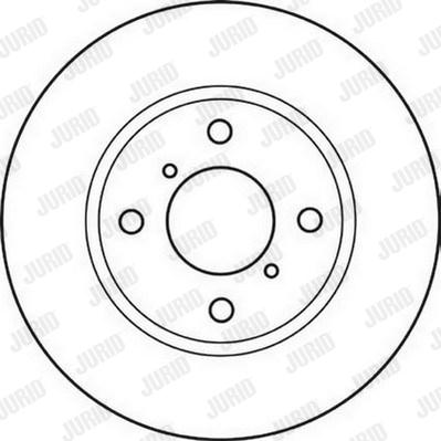 Jurid 562124J - Спирачен диск vvparts.bg