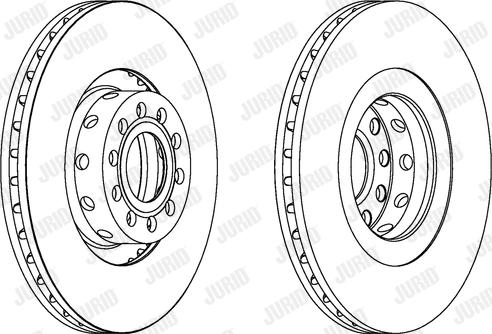 Jurid 562175JC - Спирачен диск vvparts.bg