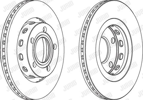 Jurid 562176JC - Спирачен диск vvparts.bg