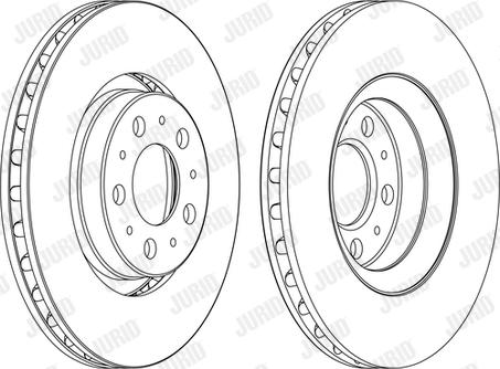 Jurid 562173J - Спирачен диск vvparts.bg