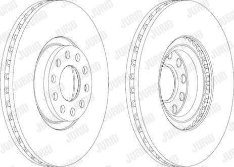 Jurid 562890JC-1 - Спирачен диск vvparts.bg