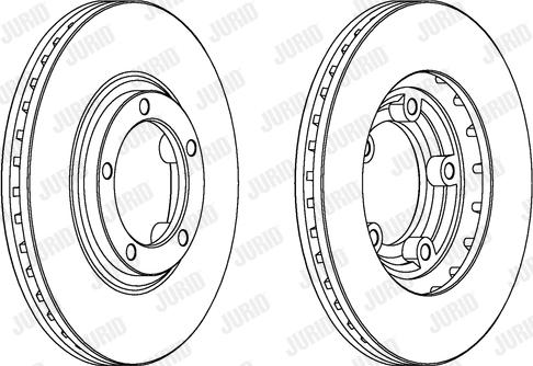 Jurid 562846JC - Спирачен диск vvparts.bg