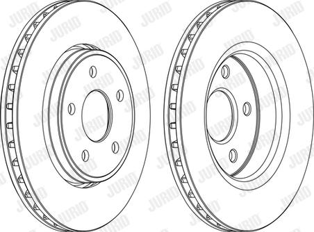 Jurid 562854JC-1 - Спирачен диск vvparts.bg