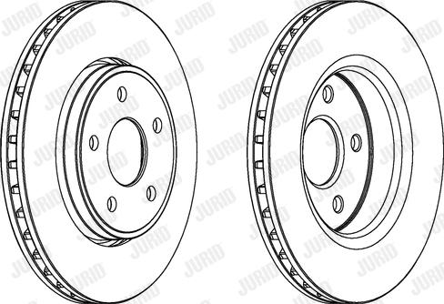 Jurid 562854JC - Спирачен диск vvparts.bg