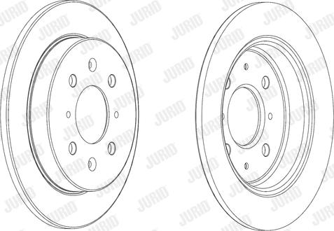 Jurid 562851JC - Спирачен диск vvparts.bg