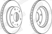 Jurid 562861JC - Спирачен диск vvparts.bg