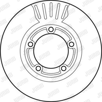 Jurid 562800JC - Спирачен диск vvparts.bg