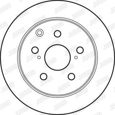 Jurid 562808JC - Спирачен диск vvparts.bg