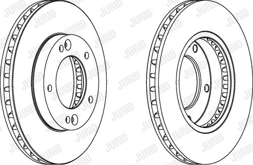 Jurid 562819JC - Спирачен диск vvparts.bg