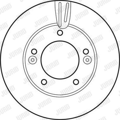 Jurid 562818JC - Спирачен диск vvparts.bg