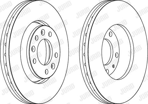 Jurid 562839JC-1 - Спирачен диск vvparts.bg