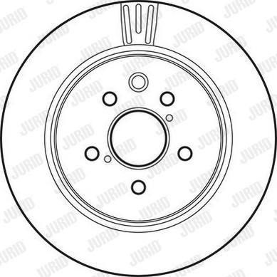 Jurid 562823JC-1 - Спирачен диск vvparts.bg