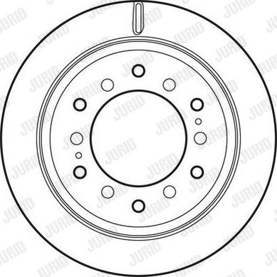 Jurid 562827JC - Спирачен диск vvparts.bg