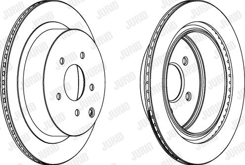 Jurid 562871JC - Спирачен диск vvparts.bg