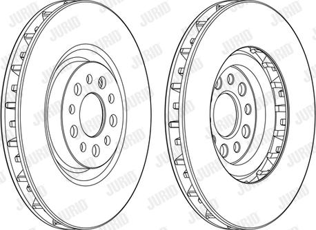 Jurid 562394JC - Спирачен диск vvparts.bg