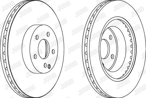 Jurid 562396J - Спирачен диск vvparts.bg