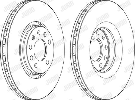 Jurid 562390J - Спирачен диск vvparts.bg