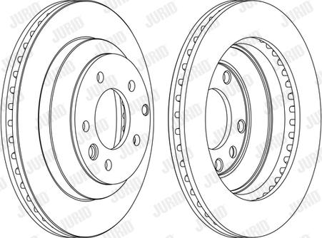 Jurid 562393J - Спирачен диск vvparts.bg